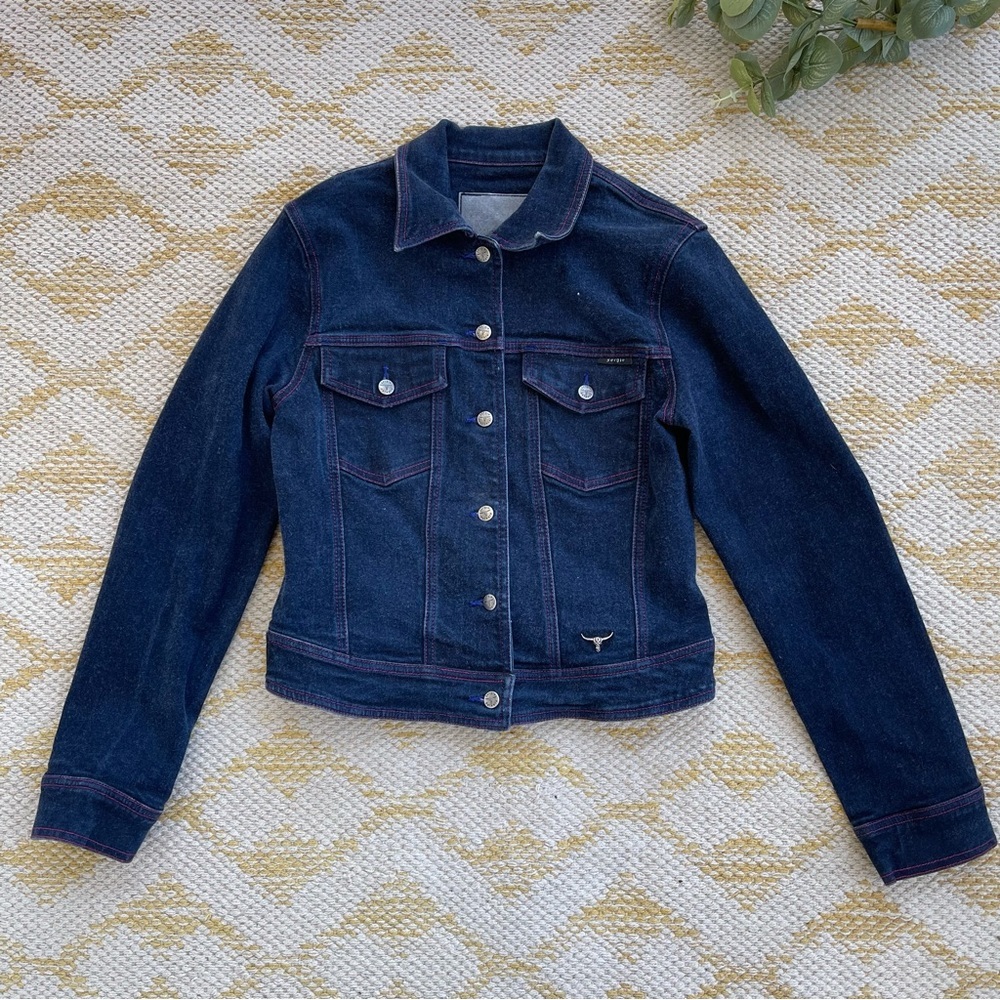 Vintage 90s Sergio Valente‎ Women’s Dark Wash Denim Jacket